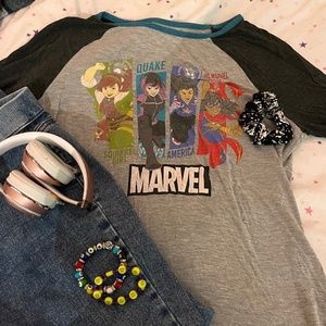 Marvel rising secret warriors long sleeve short
